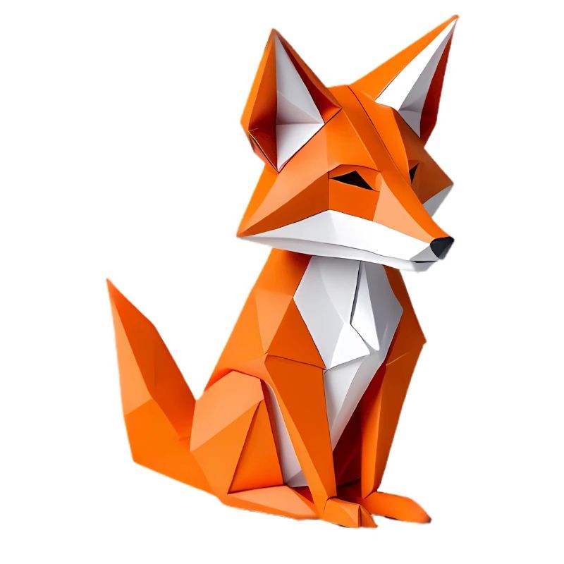 Polygonræv-illustration