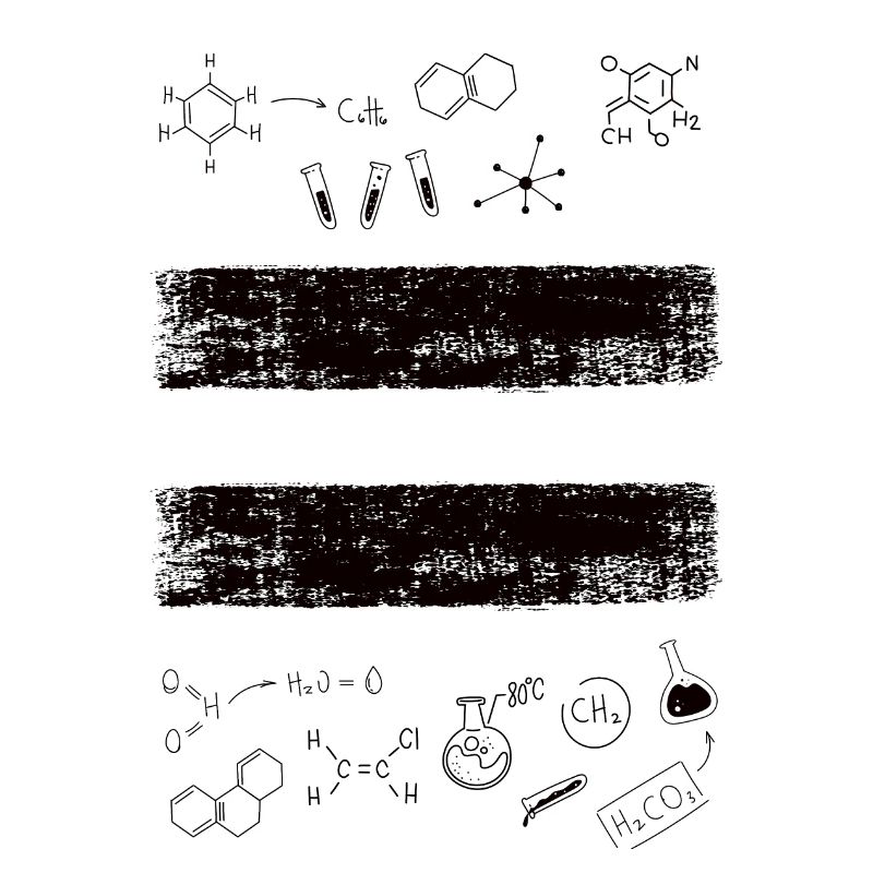 Chimie Arrière-plan Formule structurelle Bannière