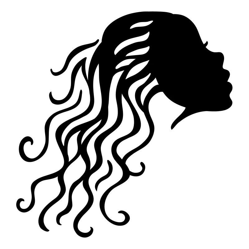 Femme cheveux