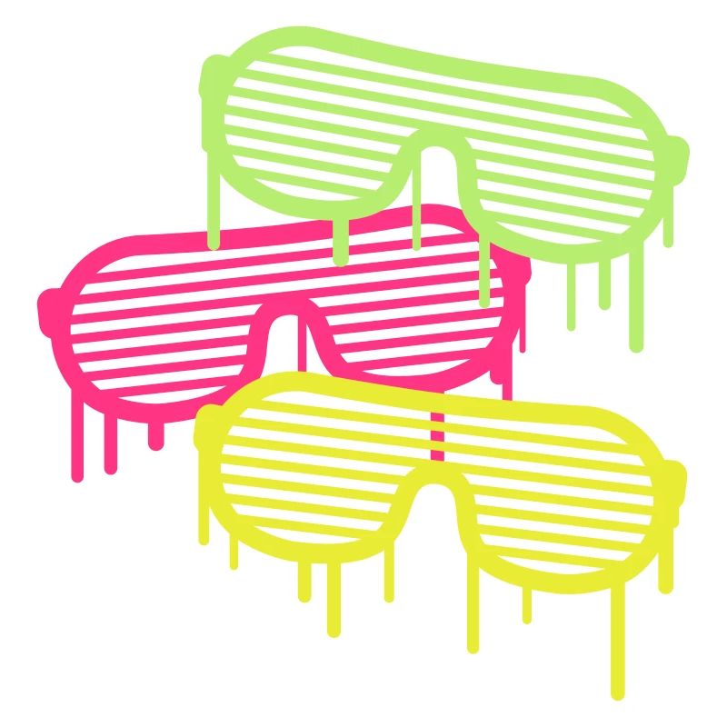 Graffiti Party Glasses