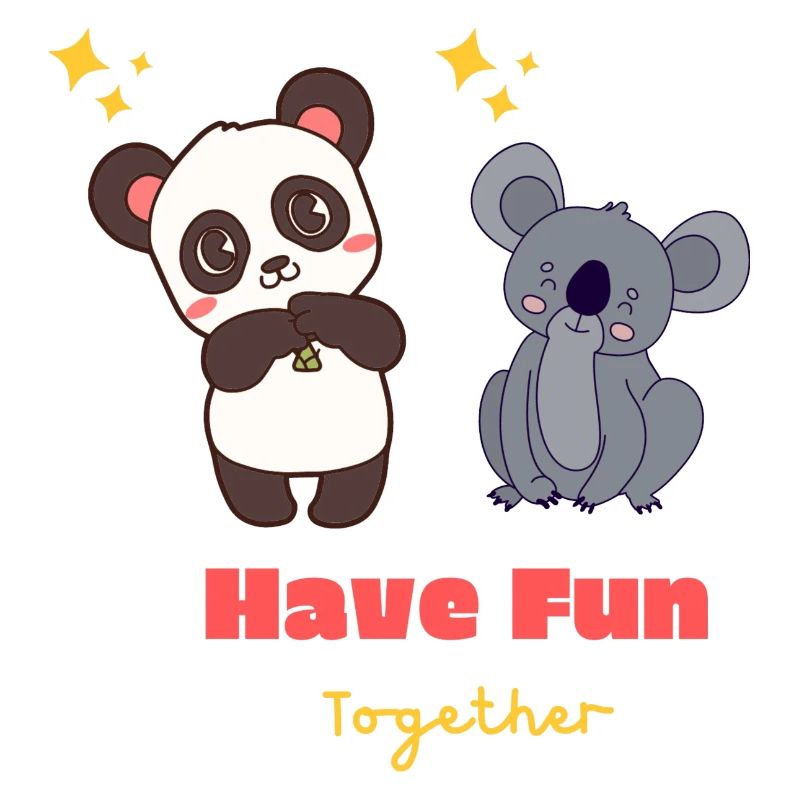panda et koala ensemble