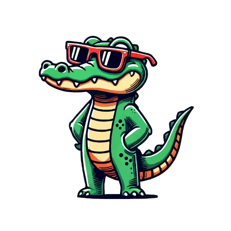Crocodile Comic Cool
