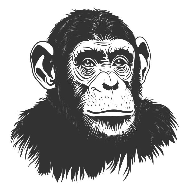 Schimpanse - Affe