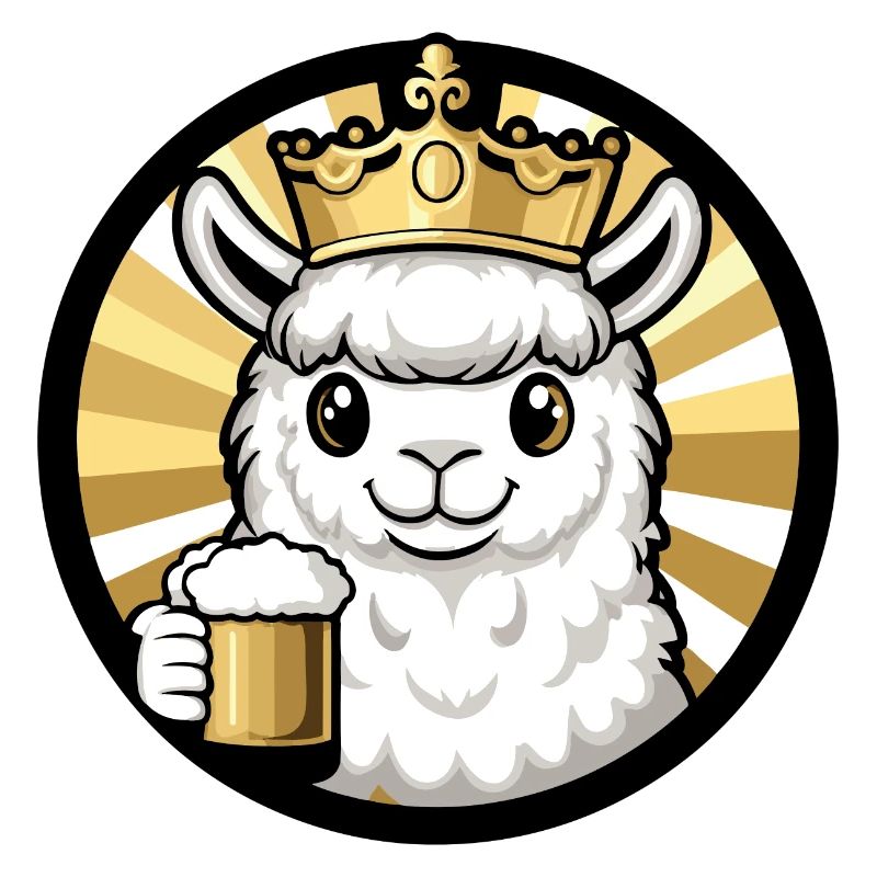 Alpaca Llama Beer Comic