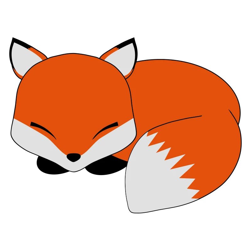 Sleeping fox