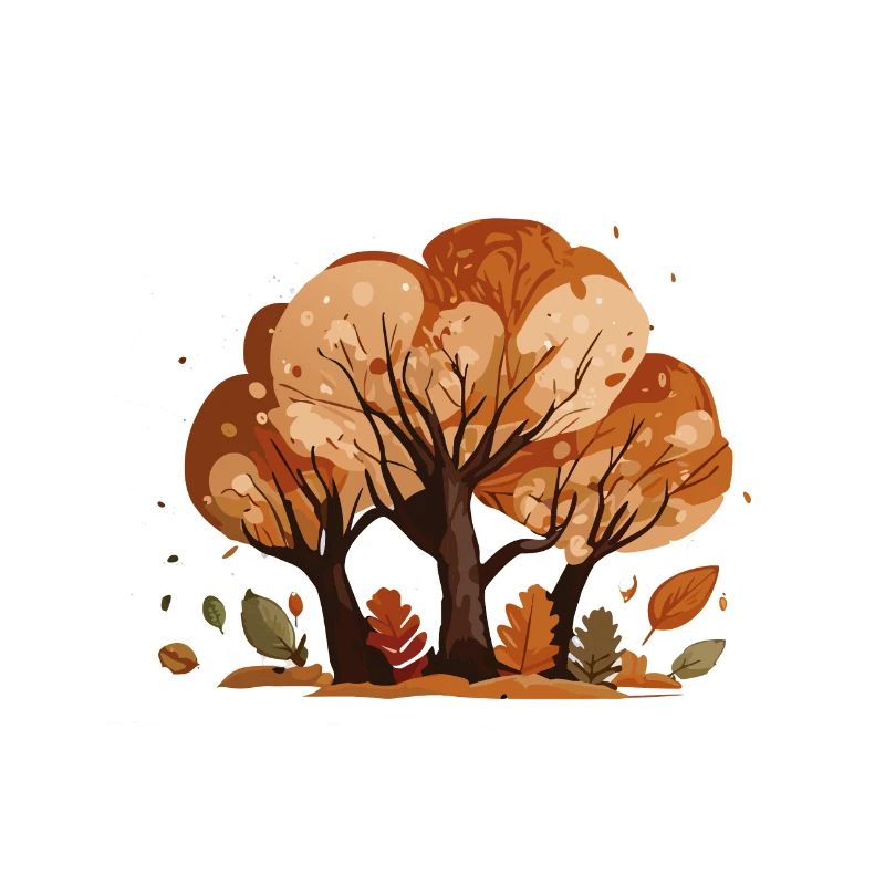 Fall Tree Trio (Fall Collection #2)