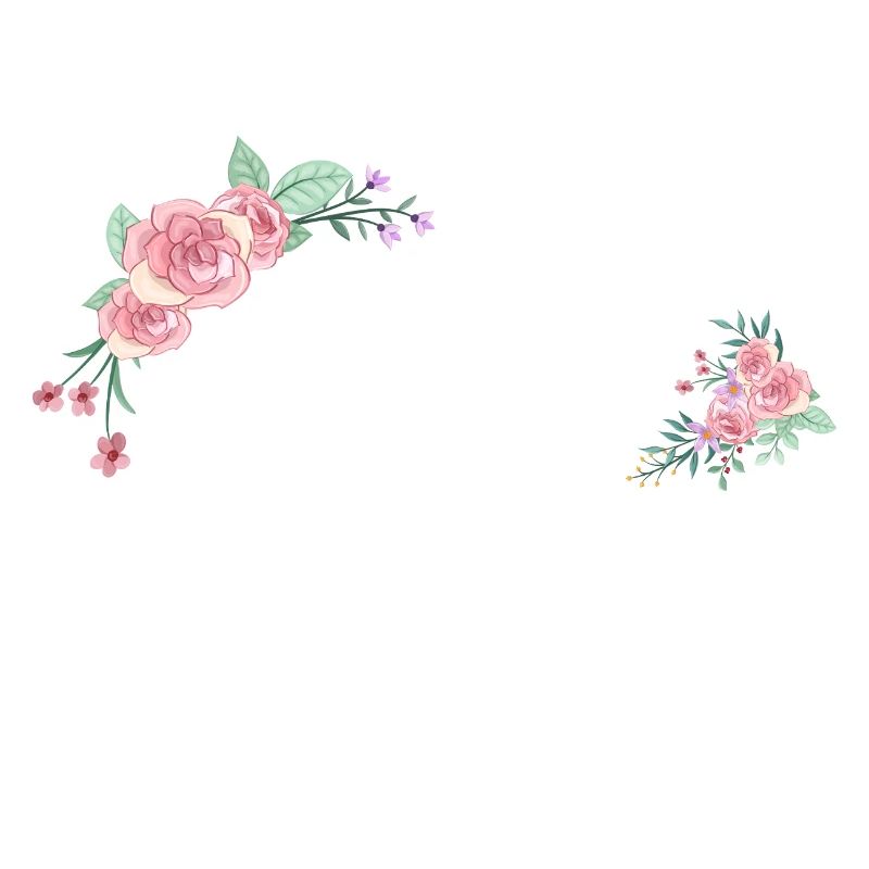 Lettre b fleurs