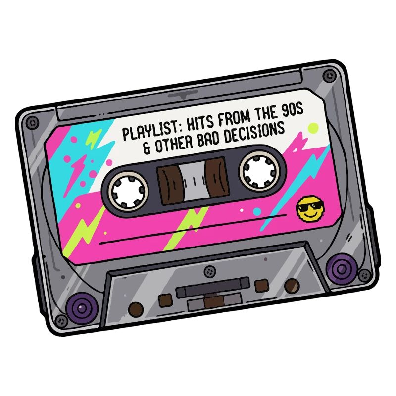Neon Cassette Playlist 90s