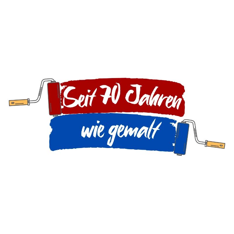 Pour 70 ans comme peint - 70e anniversaire