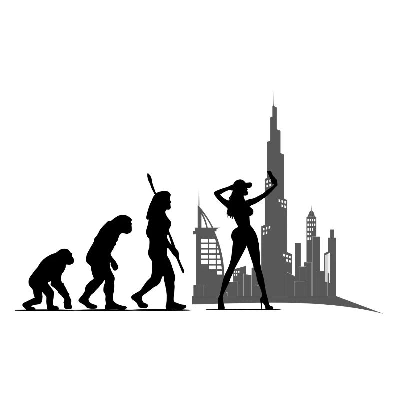 Evolution Femme Influenceuse Modèle de médias sociaux
