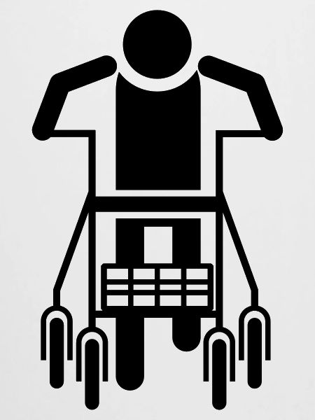 Rollator Vektor