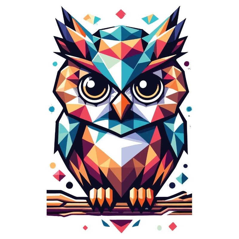 Polygon Owl Geometric