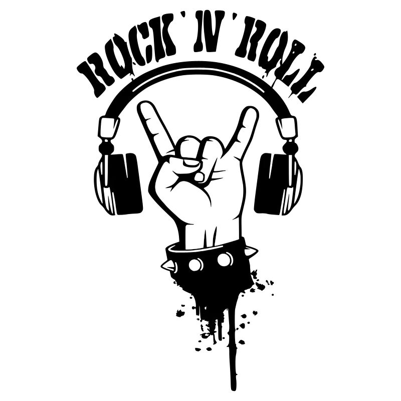 Rock Hand Silhouette