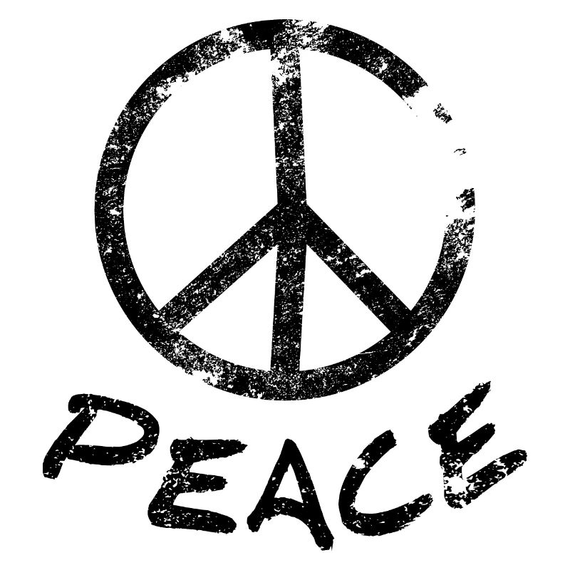 Friedenszeichen Peace Graffiti Urban Art Style