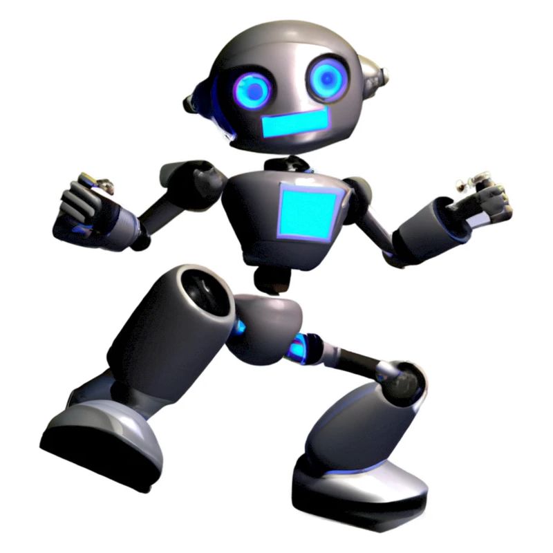Drôle de robot dansant en 3D