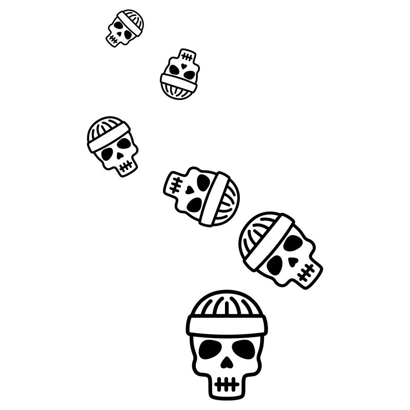 Skull head icon