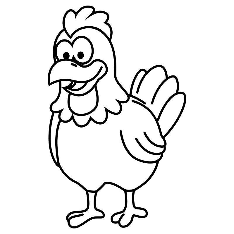 Huhn Comic Tier