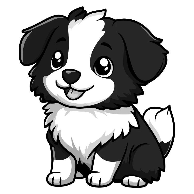 Border Collie Chien Comique Bébé