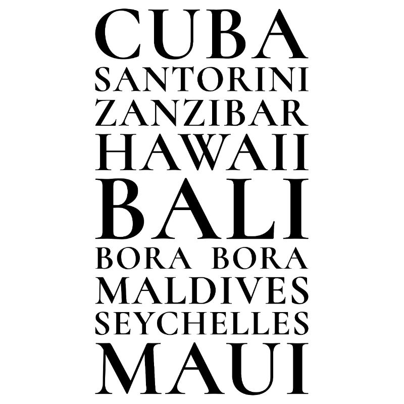 Island Dreams Typography