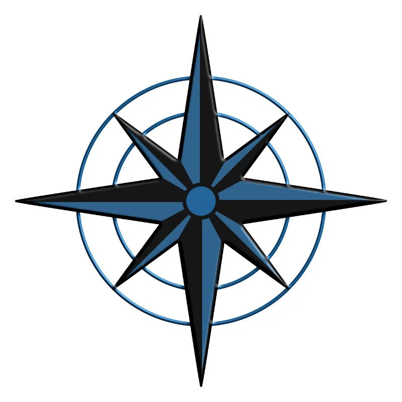 Navigation Compass Star Sailor and Skipper Boat