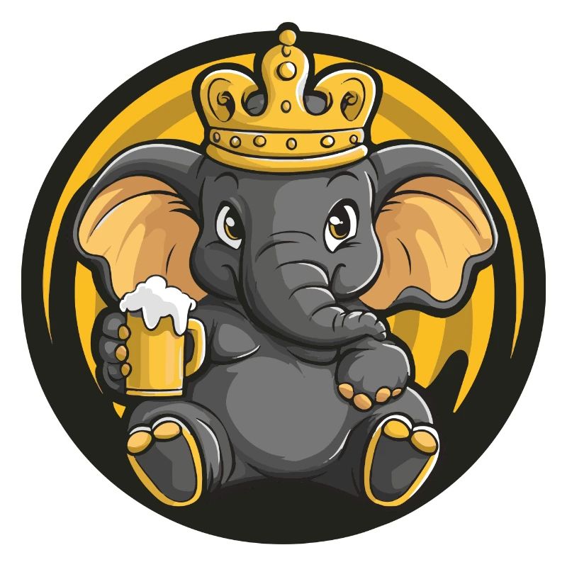 Elefant Bier Comic