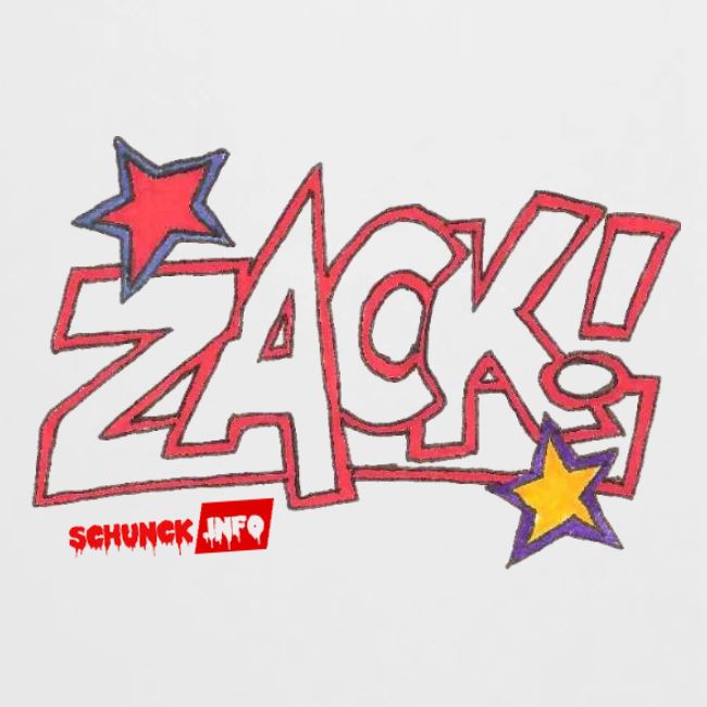 Schriftzug Zack