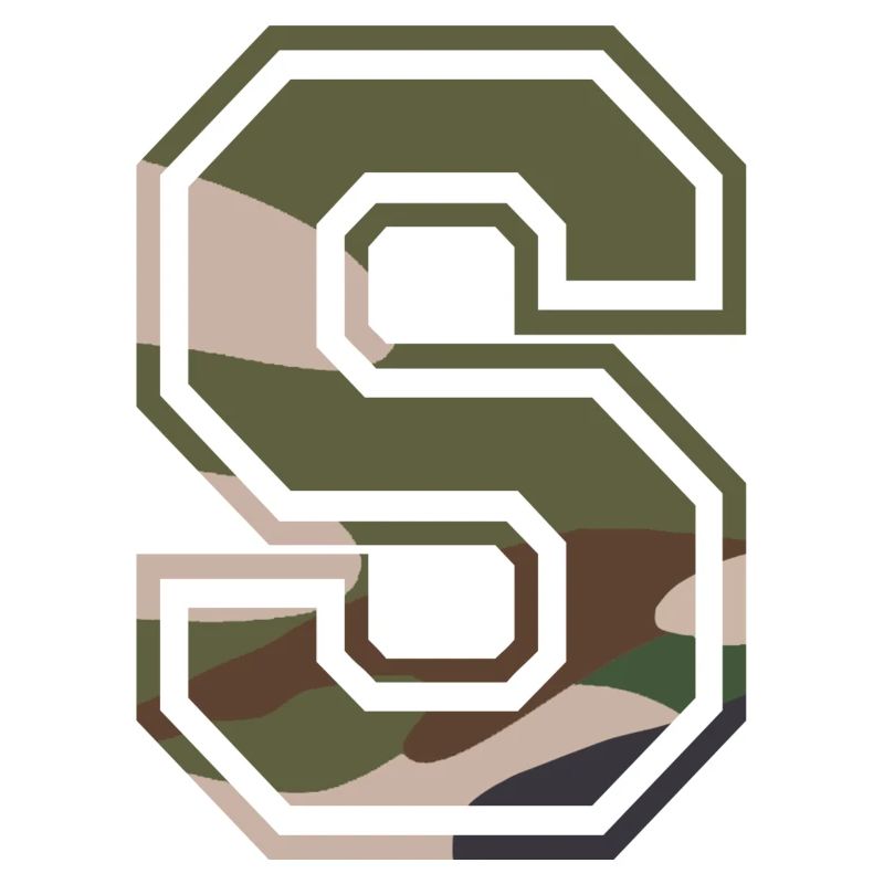 S, Monogram, Camouflage Vert-Brun