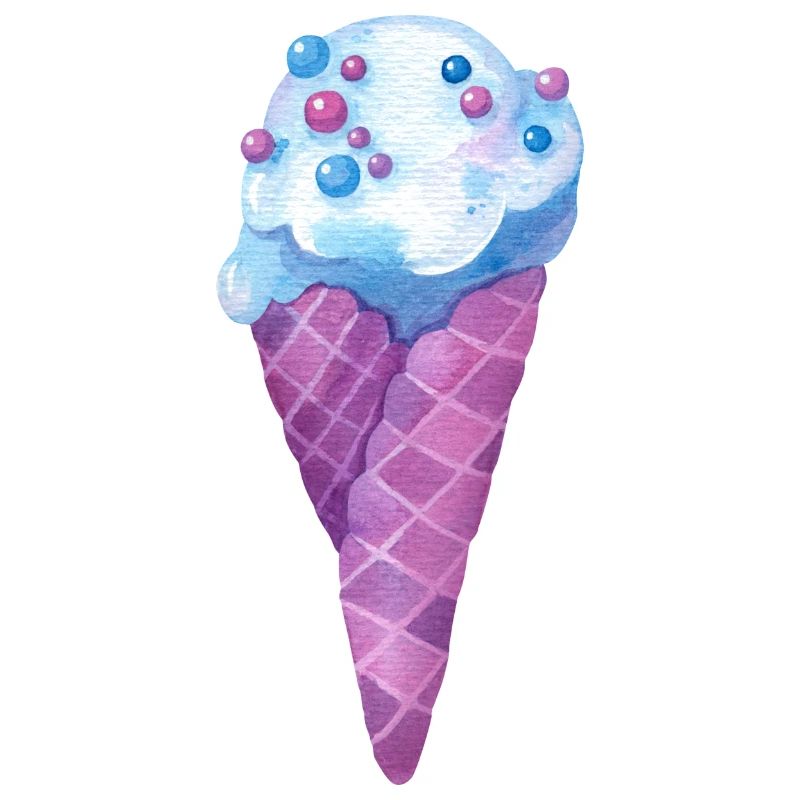 Cornet de crème glacée