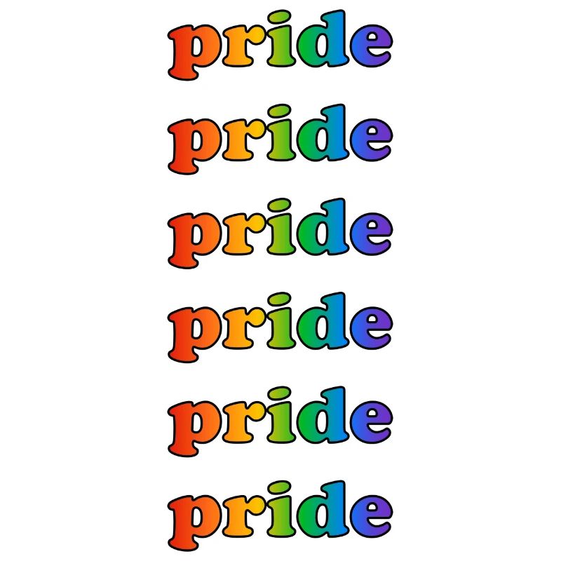 Pride Regenbogenfarben
