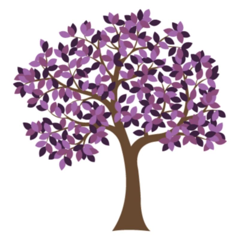 purple tree