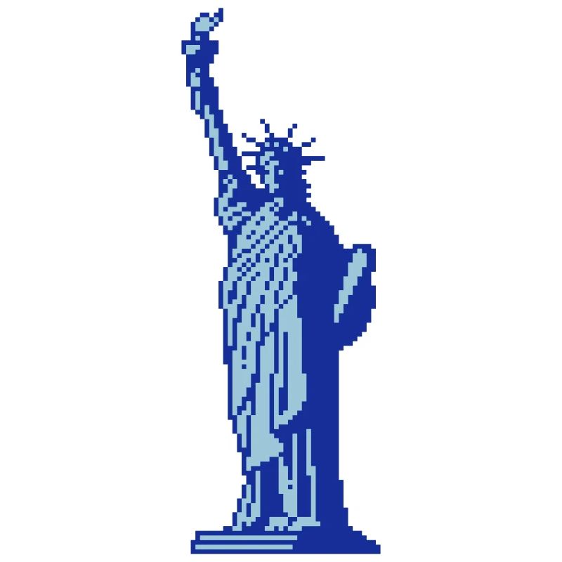 8bit Freiheitsstatue
