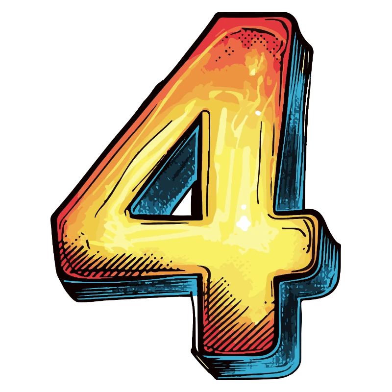 Bande dessinée à 4 chiffres