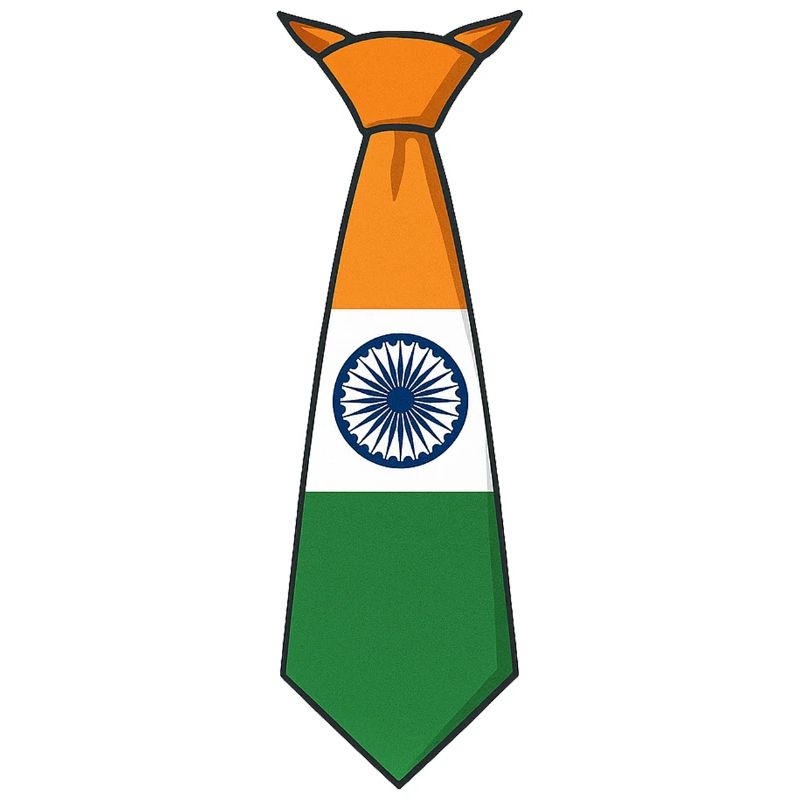 Cravate de l’Inde – Drapeau
