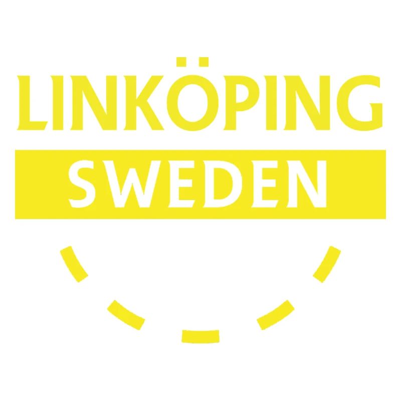 Linköping Suède Texte néon
