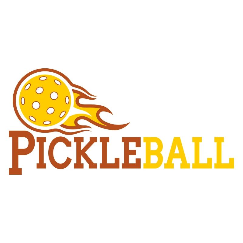 Pickleball Text Paddleball | Colors changeable