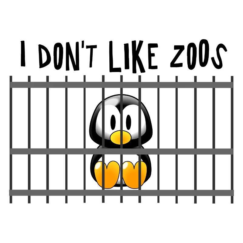 Je n’aime pas les zoos bébé pingouin - Penguin fun4m3