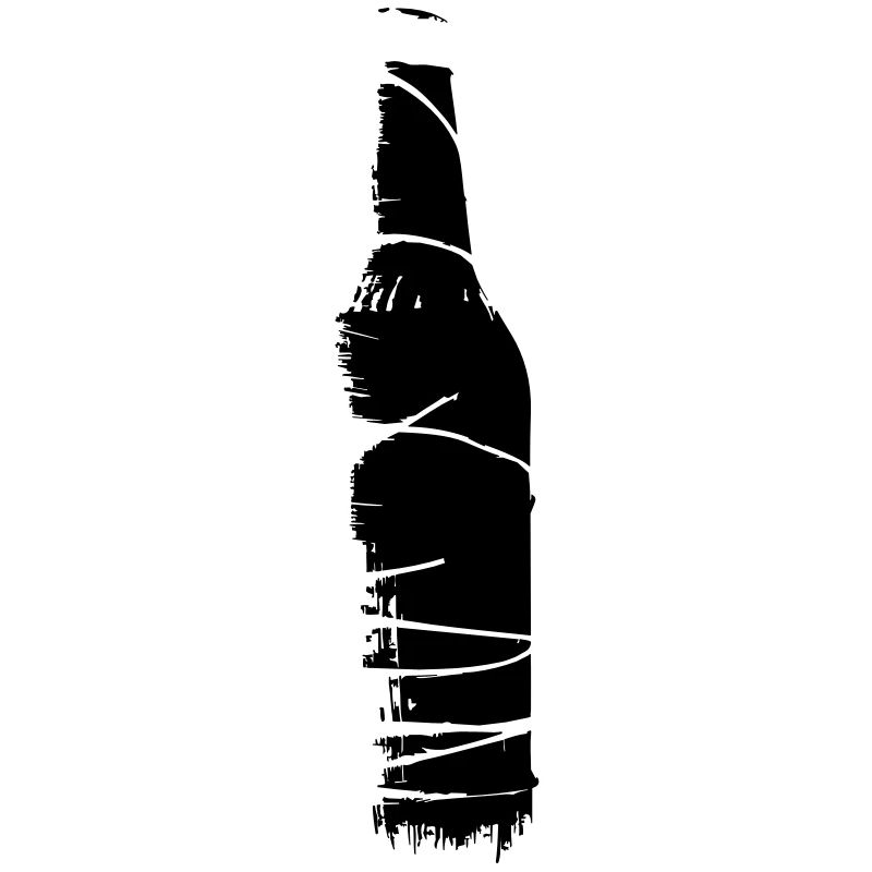 Bierflasche Draht