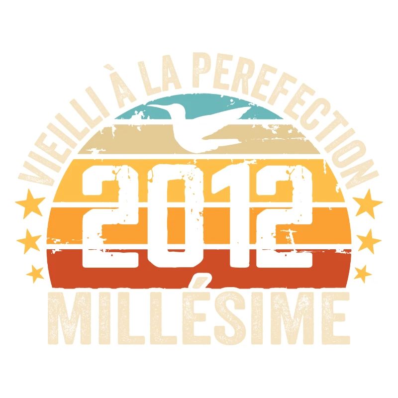 Jahrgang 2012 Retro Geburtstagsgeschenk 2012