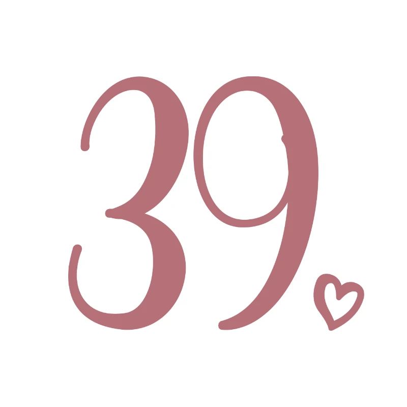 Mignon numéro 39, 39 ans, cadeau de 39e anniversaire