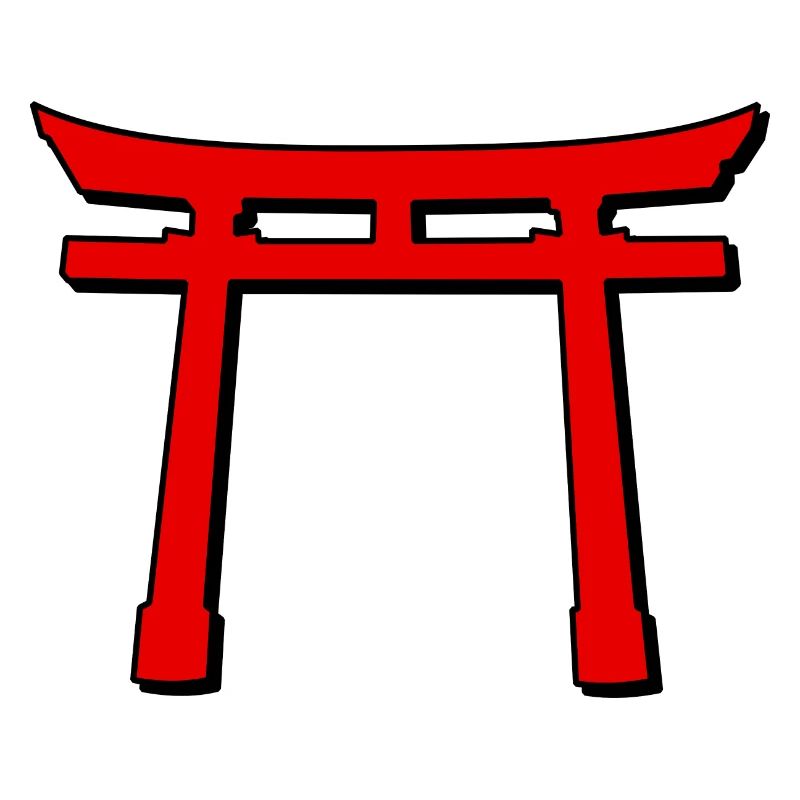 Pop Torii Gate: Digitale Freude an der Farbe