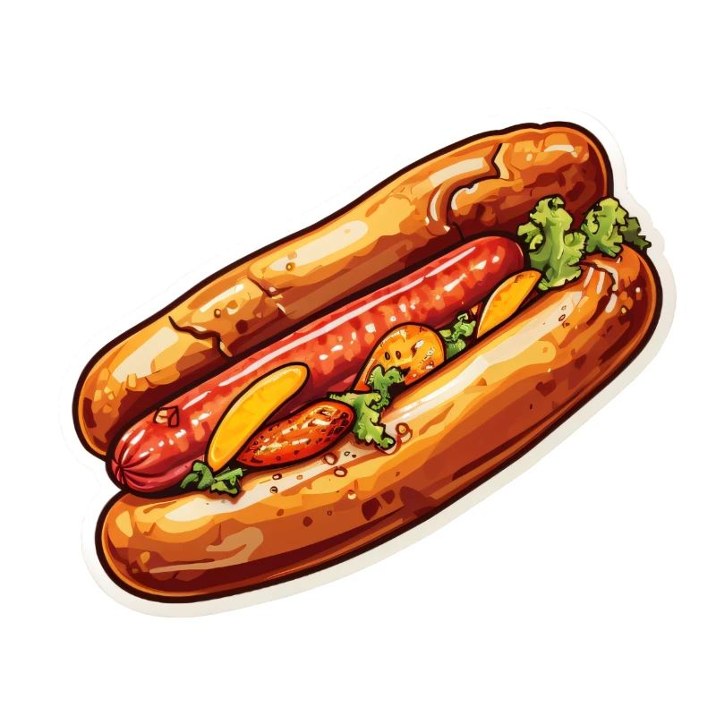 Bratwurst en chignon