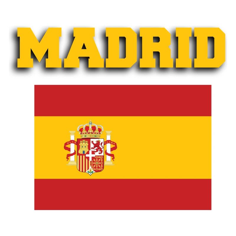 Madrid, Spanien, Flagge