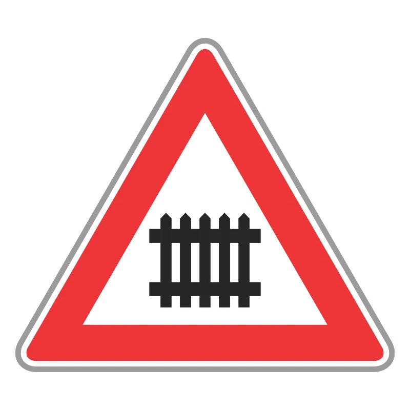 Road sign train way