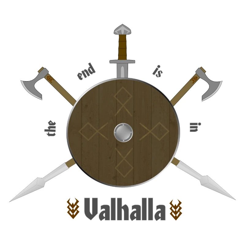 Wikinger Krieger Valhalla