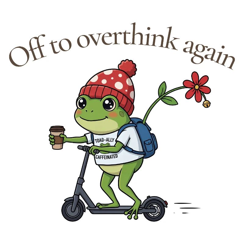 Toad-ally caffeinated Frosch