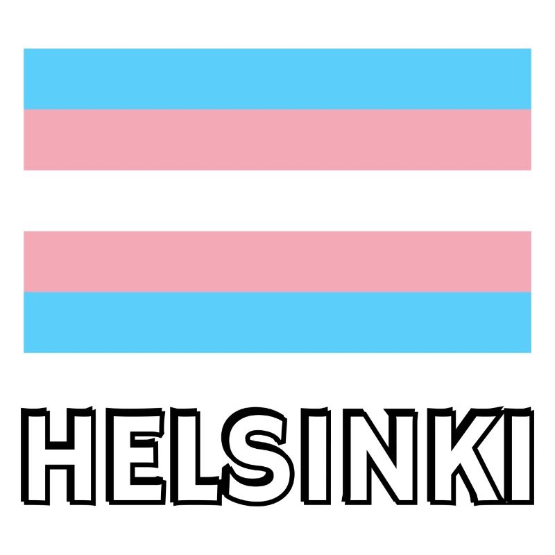 Drapeau de la fierté trans d’Helsinki