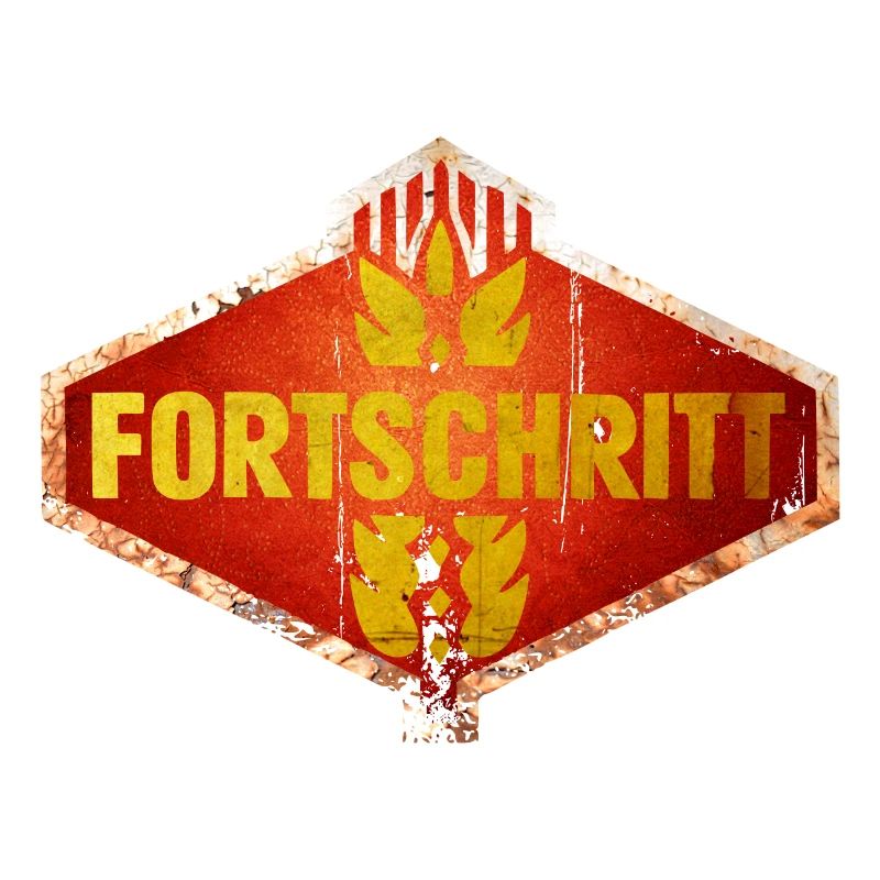 DDR FORTSCHRITT Ostalgie Vintage Logo