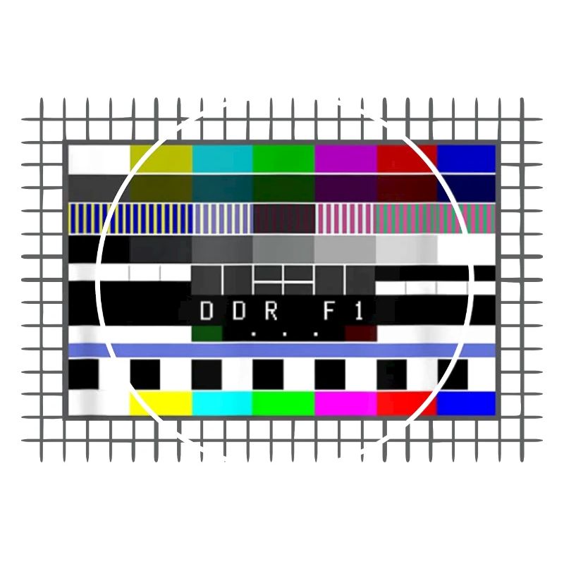 DDR Testbild Retro Ostalgie 80er Jahre