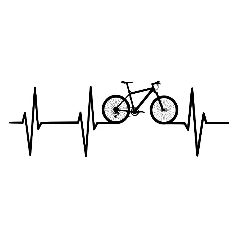 Fréquence cardiaque de vélo ECG