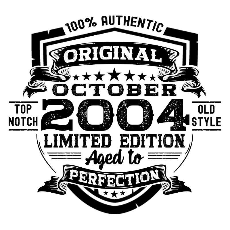 Original Oktober 2004 18. Geburtstag Geschenk Cool